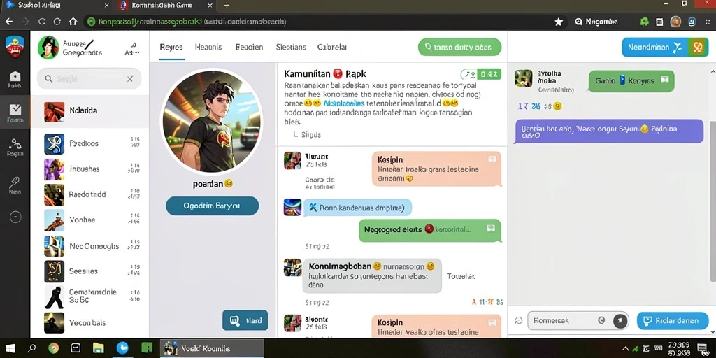 Karakter unik yang bisa dimainkan dan dikembangkan.
