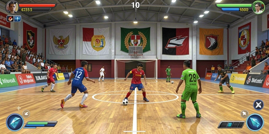Ilustrasi gameplay yang menunjukkan aksi mendebarkan.