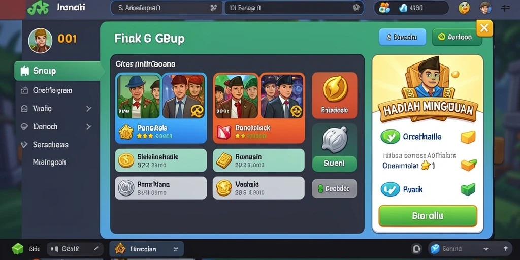 Screenshot dari mode multiplayer yang seru.