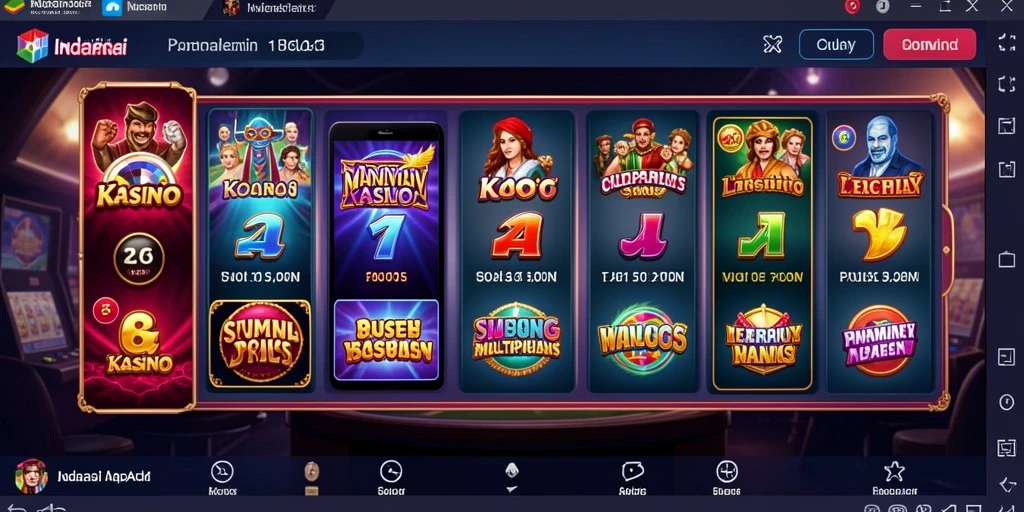 Beragam permainan menarik siap untuk dimainkan.