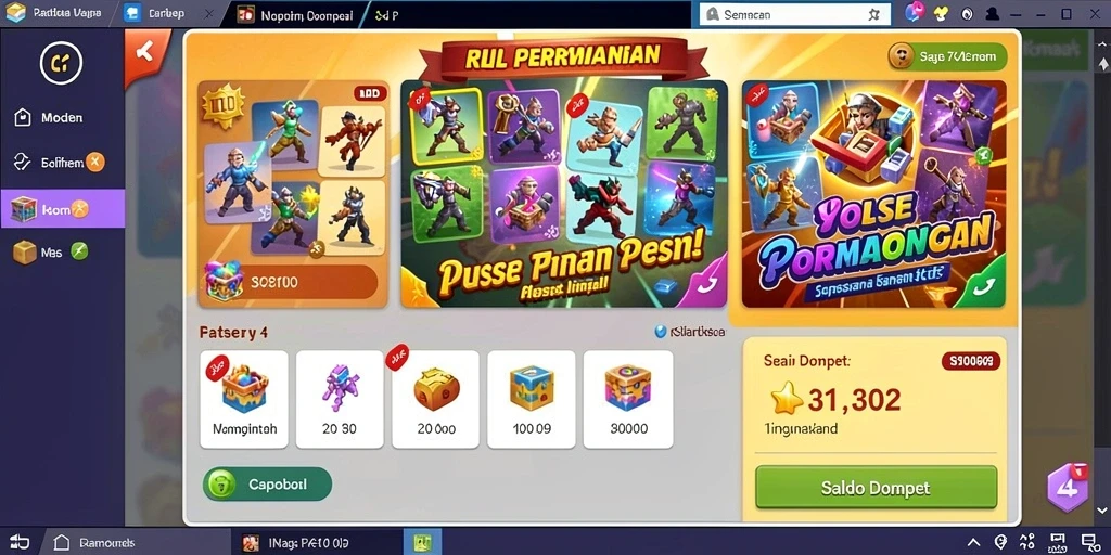 Level dengan tantangan seru dan beragam.