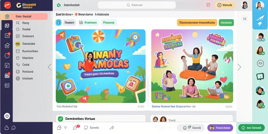 Berbagai karakter unik untuk dipilih dan dimainkan.